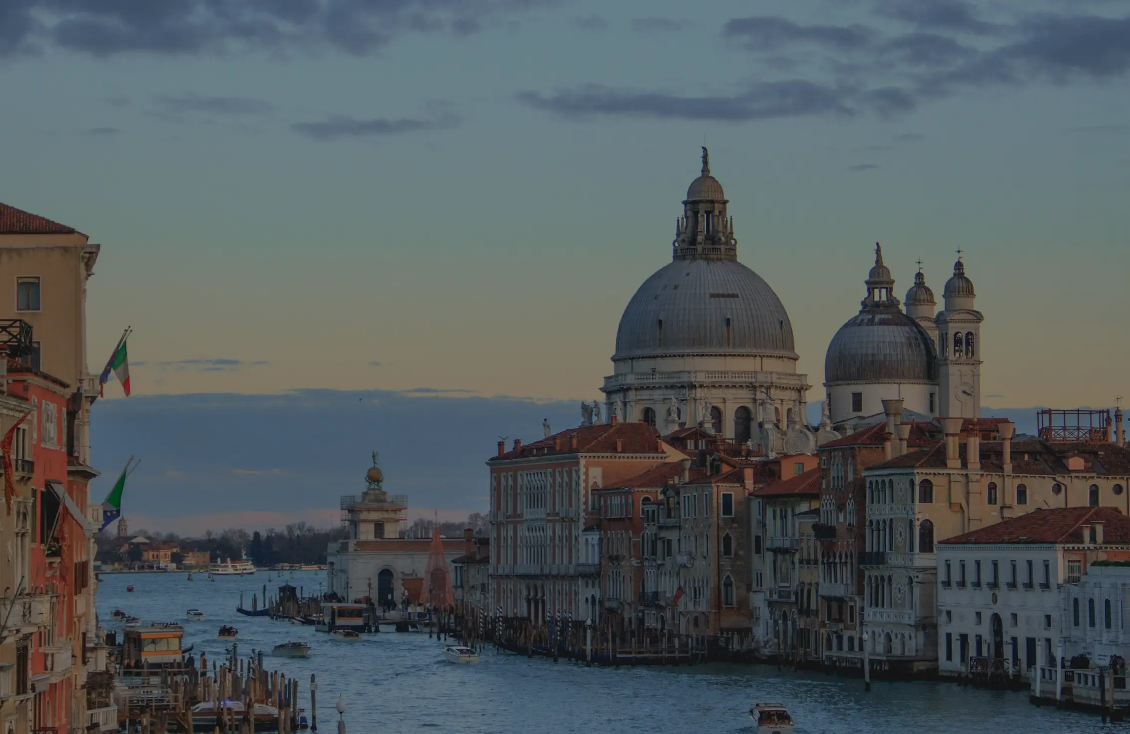 Scenic background image of travel destinations